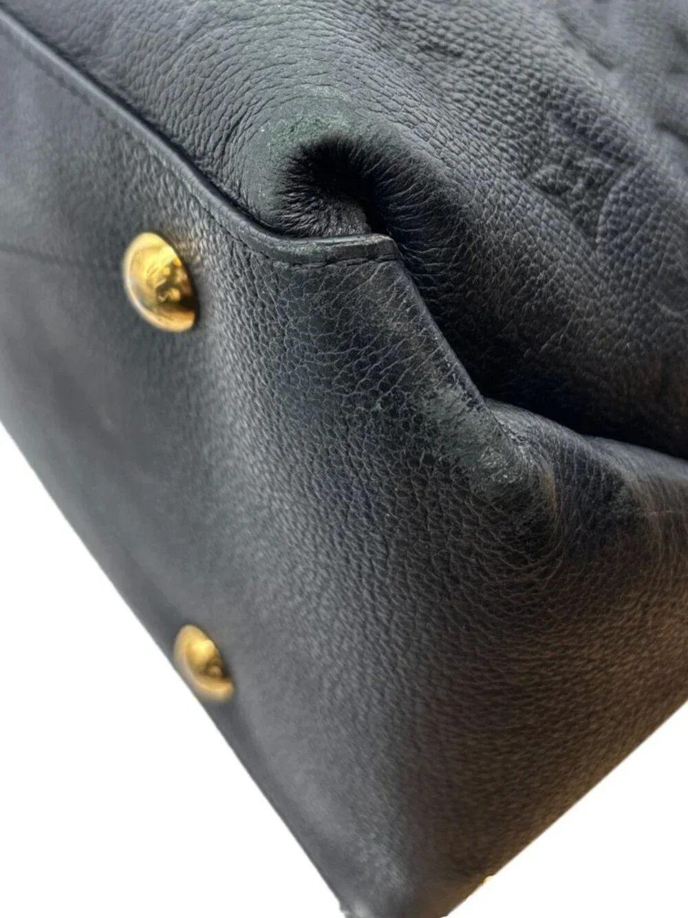 Louis Vuitton Maida Monogram Empreinte Leather Hobo Shoulder Bag Black